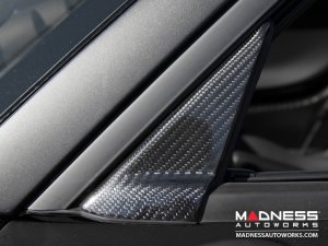 Alfa Romeo 4C Door Trim - Carbon Fiber - Exterior Door Triangle Trim